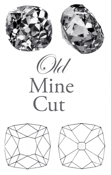 Old Mine Cut diamonds and plots
