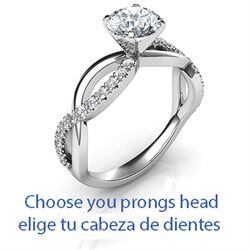 Picture of The Slalom engagement ring