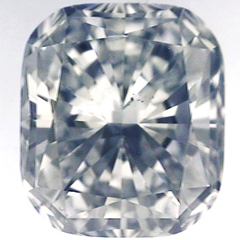 0.29 Carats, Cushion natural diamond with Ideal Cut, G Color, SI1 Clarity and Certified By CGL