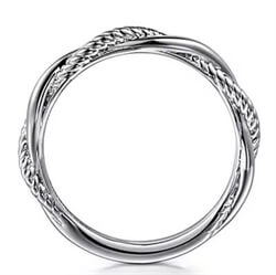 Picture of Matching twisted rope wedding ring