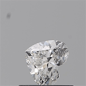 0.31 Carats, HEART Diamond with  Cut, E Color, VVS2 Clarity and Certified by GIA