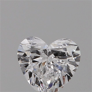 0.30 Carats, HEART Diamond with  Cut, D Color, VS2 Clarity and Certified by GIA