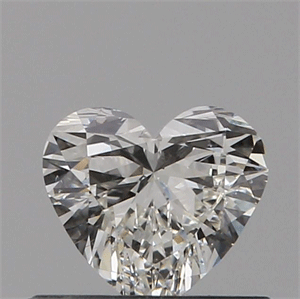 0.33 Carats, HEART Diamond with  Cut, H Color, VS2 Clarity and Certified by GIA