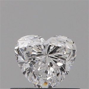 0.37 Carats, HEART Diamond with  Cut, D Color, VS2 Clarity and Certified by GIA