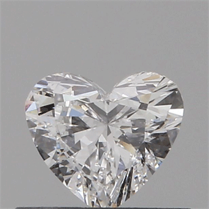 0.33 Carats, HEART Diamond with  Cut, D Color, VS2 Clarity and Certified by GIA