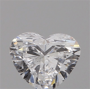 0.40 Carats, HEART Diamond with  Cut, D Color, SI1 Clarity and Certified by GIA