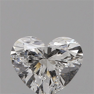 0.40 Carats, HEART Diamond with  Cut, F Color, VS2 Clarity and Certified by GIA