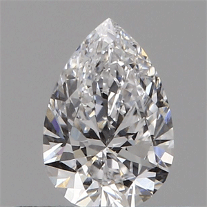 0.31 Carats, PEAR Diamond with  Cut, D Color, VVS1 Clarity and Certified by GIA