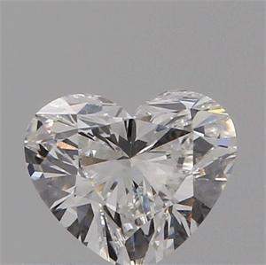 0.37 Carats, HEART Diamond with  Cut, F Color, VS1 Clarity and Certified by GIA