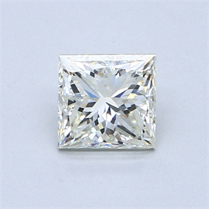 0.81 Carats, Princess Diamond with  Cut, G Color, VS1 Clarity and Certified by EGL