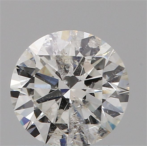 0.70 Carats, ROUND Diamond with Excellent Cut, H Color, I1 Clarity and Certified by IGI