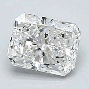 0.34 Carats, Radiant Diamond with Ideal Cut, F Color, VVS2 Clarity and Certified By CGL