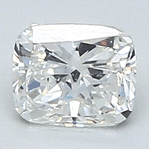0.4 Carats, Cushion Diamond with Very Good Cut, G Color, VS2 Clarity and Certified By EGL