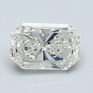 0.47 Carats, Radiant Diamond with Very Good Cut, G Color, VVS2 Clarity and Certified By EGL