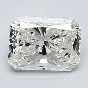 0.48 Carats, Radiant Diamond with Very Good Cut, G Color, VS1 Clarity and Certified By EGL