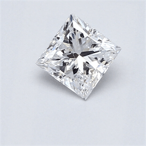 0.59 Carats, Princess Diamond , Very Good Cut, D VS2 Certified By CGL