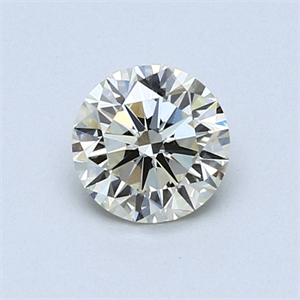0.70 Carats, Round Diamond with Excellent Cut, I Color, VVS2 Clarity and Certified by EGL