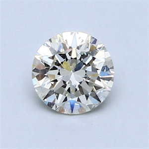 0.73 Carats, Round Diamond with Excellent Cut, H Color, SI1 Clarity and Certified by EGL