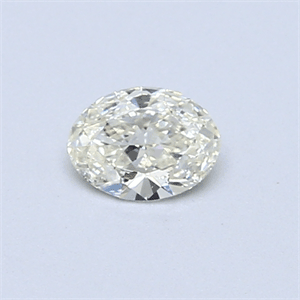 0.31 Carats, Oval Diamond with  Cut, K Color, VVS2 Clarity and Certified by GIA