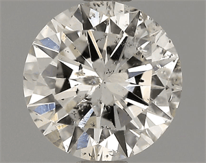 0.70 Carats, Round Diamond with Excellent Cut, H Color, SI2 Clarity and Certified by EGL