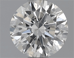 0.71 Carats, Round Diamond with Excellent Cut, D Color, SI2 Clarity and Certified by EGL