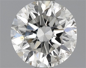0.70 Carats, Round Diamond with Very Good Cut, F Color, SI1 Clarity and Certified by EGL
