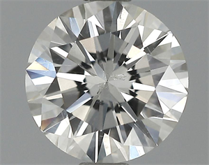 0.71 Carats, Round Diamond with Excellent Cut, H Color, SI1 Clarity and Certified by EGL