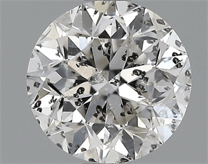 0.90 Carats, Round Diamond with Good Cut, E Color, SI3 Clarity and Certified by EGL