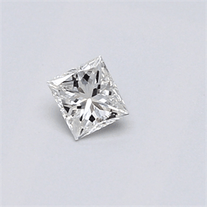 Picture of 0.19 Carats, Princess Diamond with  Cut, F Color, SI1 Clarity and Certified by IGI