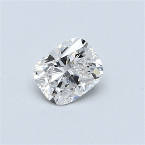 0.41 Carats, Cushion Diamond with  Cut, F Color, SI1 Clarity and Certified by EGL