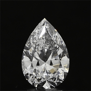 0.50 Carats, Pear Diamond with  Cut, D Color, SI2 Clarity and Certified by GIA