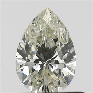 Lab Created Diamond 0.43 Carats, Pear with  Cut, J Color, VS2 Clarity and Certified by IGI