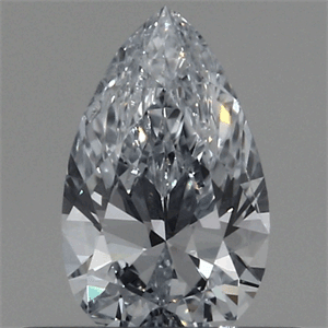 Lab Created Diamond 0.36 Carats, Pear with  Cut, I Color, SI1 Clarity and Certified by IGI