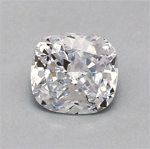 Lab Created Diamond 0.32 Carats, Cushion with  Cut, E Color, SI1 Clarity and Certified by IGI