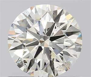 Picture of 0.80 Carats, Round with Excellent Cut, K Color, SI2 Clarity and Certified by GIA