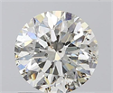 1.00 Carats, Round with Excellent Cut, K Color, SI2 Clarity and Certified by GIA