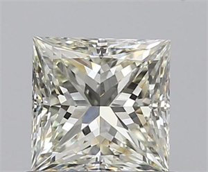 0.71 Carats, Princess L Color, VS1 Clarity and Certified by GIA