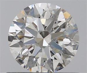 0.70 Carats, Round with Excellent Cut, K Color, VS2 Clarity and Certified by GIA
