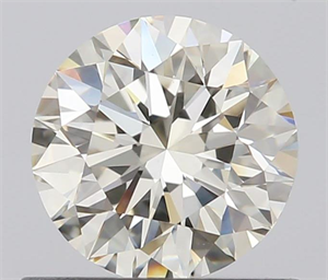 0.70 Carats, Round with Excellent Cut, L Color, VVS1 Clarity and Certified by GIA