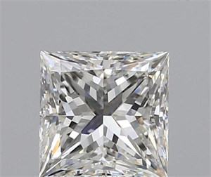 0.71 Carats, Princess H Color, VVS1 Clarity and Certified by GIA