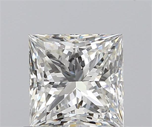 0.70 Carats, Princess H Color, VVS1 Clarity and Certified by GIA