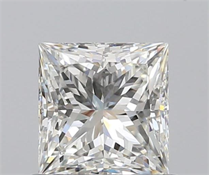 0.70 Carats, Princess H Color, VVS2 Clarity and Certified by GIA