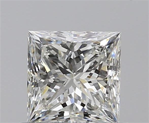 0.60 Carats, Princess H Color, VS1 Clarity and Certified by GIA