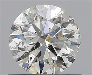 0.70 Carats, Round with Excellent Cut, I Color, SI2 Clarity and Certified by GIA