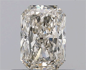 0.52 Carats, Radiant K Color, VS1 Clarity and Certified by GIA