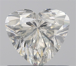 0.56 Carats, Heart J Color, SI1 Clarity and Certified by GIA