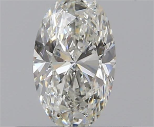 0.50 Carats, Oval I Color, SI1 Clarity and Certified by GIA