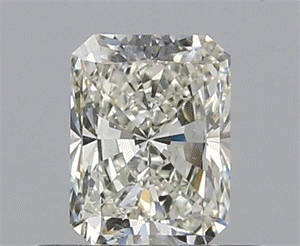 0.50 Carats, Radiant K Color, SI1 Clarity and Certified by GIA