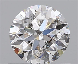 0.70 Carats, Round with Very Good Cut, F Color, SI2 Clarity and Certified by GIA