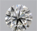 0.90 Carats, Round with Very Good Cut, J Color, SI1 Clarity and Certified by GIA